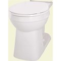 Gerber Plumbing Avalanche Elite 1.28/1.6 GPF ADA Round Front Toilet Bowl Only in White GAB21852